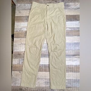Men's Tan Pants Eddie Bauer Voyager Flex